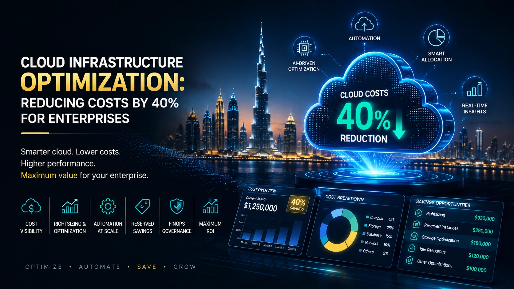 Cloud Infrastructure Optimization: Reducing Costs by 40% for Enterprises